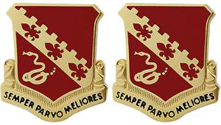 130th Field Artillery Regiment Unit Crest