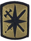 14th Military Police Brigade OCP Scorpion Shoulder Patch With Velcro