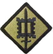 18th Engineer Brigade OCP Scorpion Shoulder Patch With Velcro