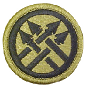 220th Military Police Brigade OCP Scorpion Shoulder Patch With Velcro