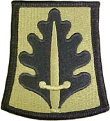 333rd Military Police Brigade OCP Scorpion Shoulder Patch With Velcro