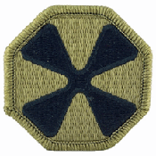 8th Army OCP Scorpion Shoulder Patch With Velcro