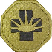 8th Medical Brigade OCP Scorpion Shoulder Patch With Velcro