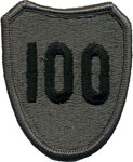 100th Division (Training) Patch