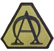 Army Acquisition Agency OCP Scorpion Shoulder Sleeve Patch With Velcro