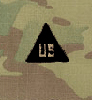 OCP Scorpion Sew On Civilian Insignia Black Triangle