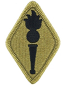 US Army Ordnance Center and School OCP Scorpion Shoulder Patch With Velcro