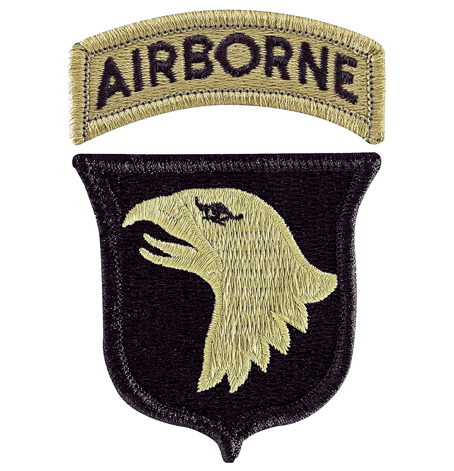101st Airborne Division Shoulder Patch with Airborne Tab