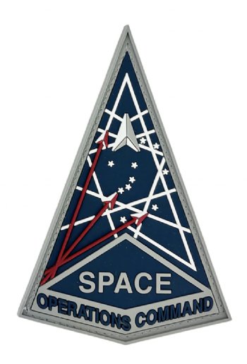 Space Operations Command PVC Patch With Velcro