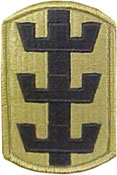 130th Engineer Brigade OCP Scorpion Shoulder Patch