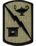 15th Signal Brigade OCP Scorpion Shoulder Patch With Velcro