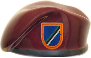 160th Aviation Group 1st Battalion Ceramic Beret with Flash