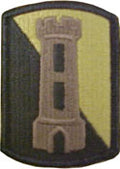 168th Engineer Brigade OCP Scorpion Shoulder Patch