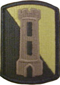 168th Engineer Brigade OCP Scorpion Shoulder Patch
