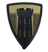 176th Engineer Brigade OCP Scorpion Shoulder Patch With Velcro