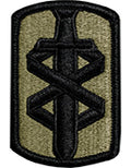 18th Medical Brigade OCP Scorpion Shoulder Patch With Velcro