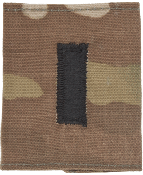 1LT First Lieutenant OCP Scorpion Gortex Loop Insignia