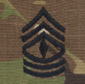 E-8 First Sergeant 1SG OCP Scorpion Sew On Insignia