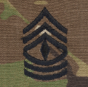 E-8 First Sergeant 1SG OCP Scorpion Sew On Insignia