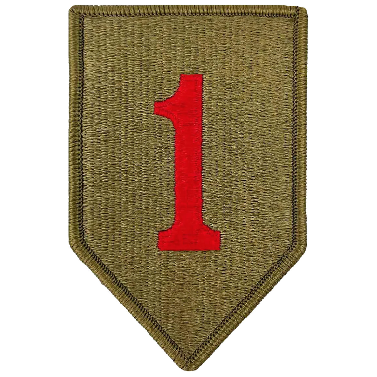 1st Infantry Division OCP Scorpion "RED 1" Shoulder Patch