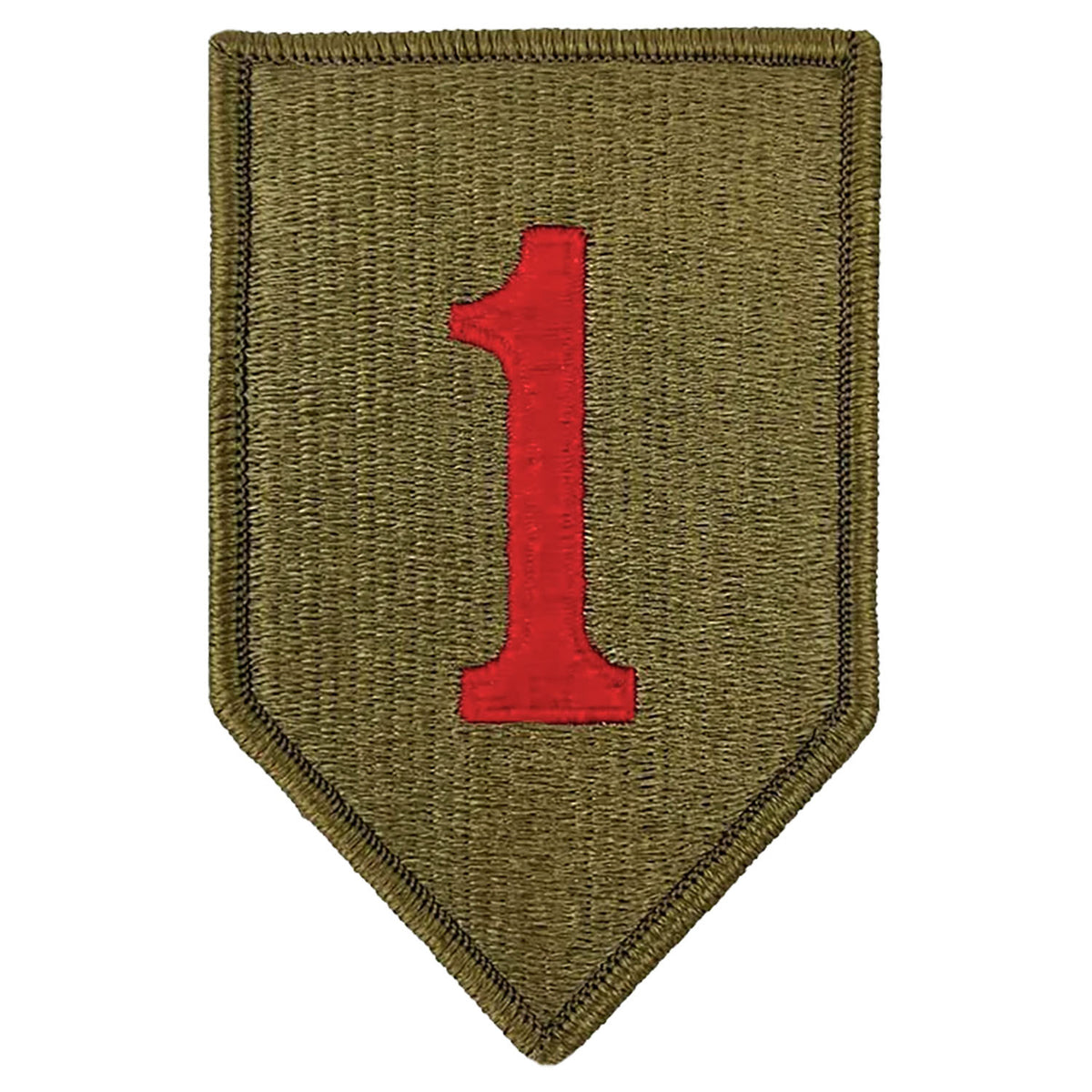 1st Infantry Division OCP Scorpion "RED 1" Shoulder Patch