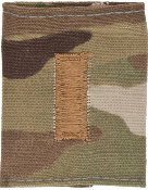 2LT Second Lieutenant OCP Scorpion Gortex Loop Insignia