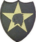 2nd Infantry Division OCP Scorpion Shoulder Patch With Velcro