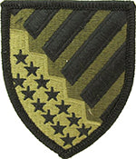 319th Transportation Brigade OCP Scorpion Shoulder Patch with Velcro.