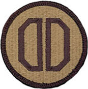 31st Chemical Brigade Multicam Shoulder Patch With Velcro