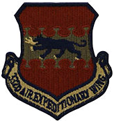 Air Force 332nd Air Expeditionary Wing Spice Brown OCP Scorpion Shoulder Patch With Velcro