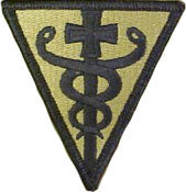 3rd Medical Command OCP Scorpion Shoulder Patch With Velcro