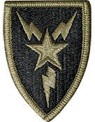 3rd Signal Brigade OCP Scorpion Shoulder Patch With Velcro