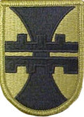 412th Engineer Brigade OCP Scorpion Shoulder Patch With Velcro