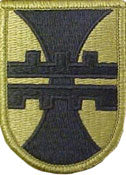 412th Engineer Brigade OCP Scorpion Shoulder Patch With Velcro