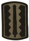 460th Chemical Brigade Multicam Shoulder Patch With Velcro