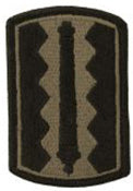 460th Chemical Brigade Multicam Shoulder Patch With Velcro