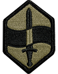 460h Chemical Brigade Multicam Shoulder Patch With Velcro