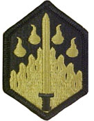 48th Chemical Brigade Multicam Shoulder Patch With Velcro