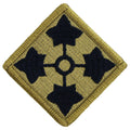 4th Infantry Division OCP Scorpion Shoulder Patch With Velcro