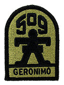 509th Infantry Regiment OCP Scorpion Shoulder Patch With Velcro