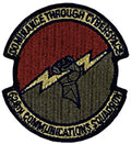 Air Force 628th Communications Squadron Spice Brown OCP Scorpion Shoulder Patch With Velcro