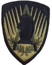650th Military Intelligence Group OCP Scorpion Shoulder Patch With Velcro