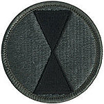 7th Infantry Division Shoulder Patch