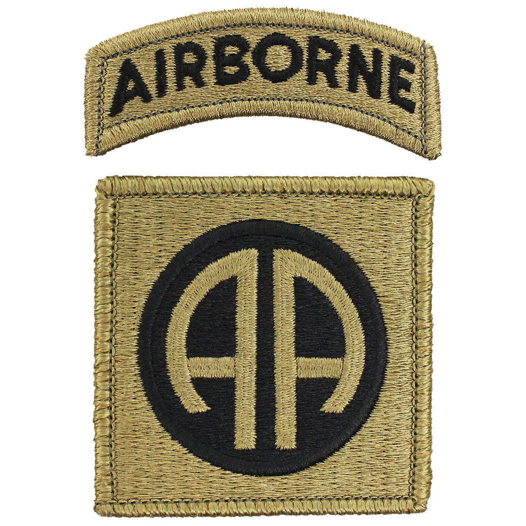 82nd Airborne Division Shoulder Patch With Airborne Tab