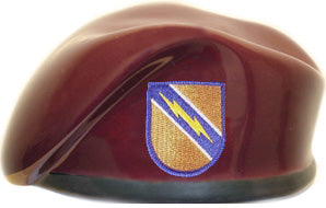 861st Quartermaster Company Airborne Ceramic Beret With Flash