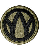 89th Division Training OCP Scorpion Shoulder Patch With Velcro