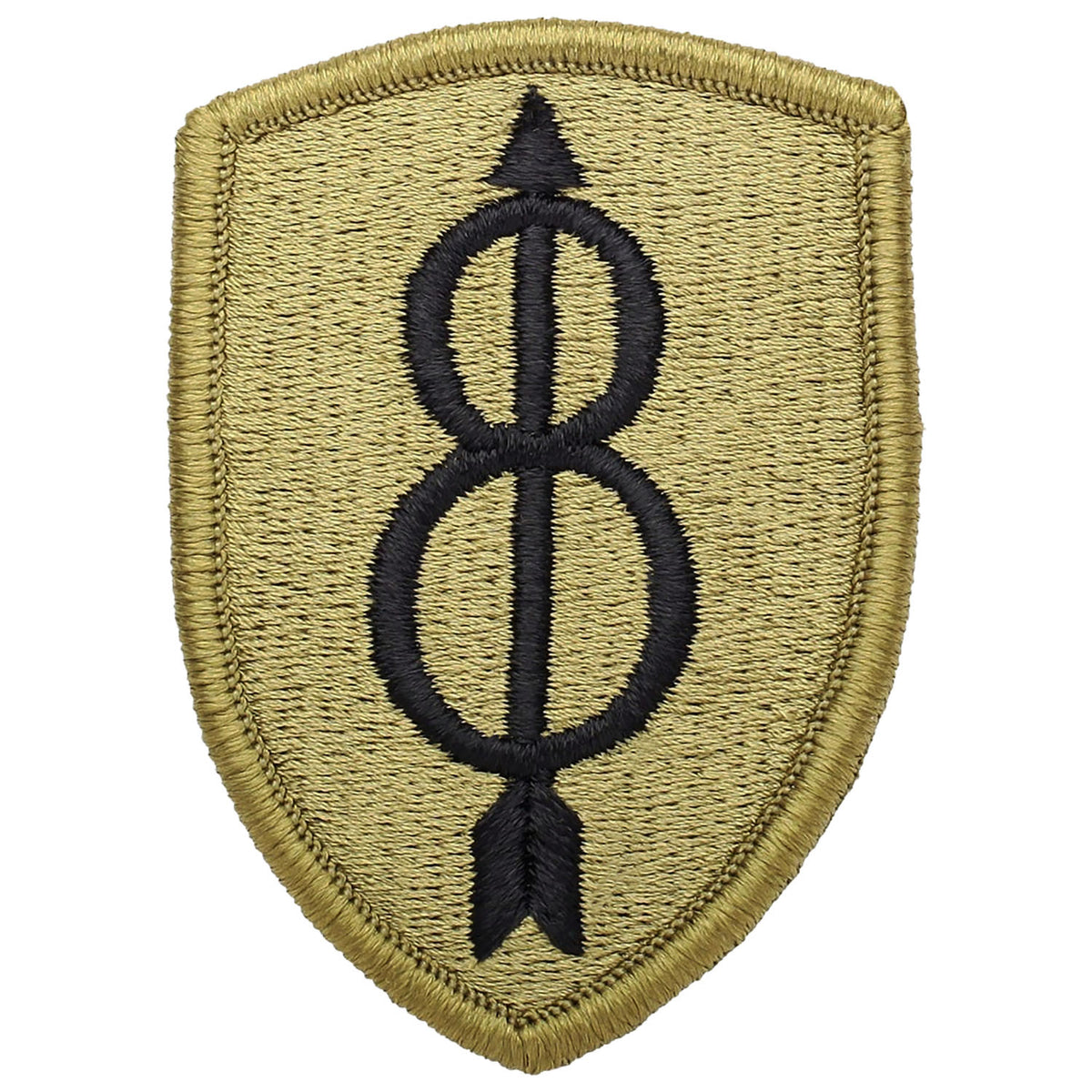 8th Infantry Division OCP Scorpion Shoulder Patch With Velcro
