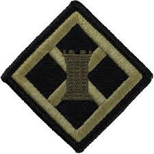 926th Engineer Brigade OCP Scorpion Shoulder Patch With Velcro