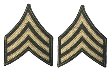 AGSU CHEVRONS E5 Sergeant Small