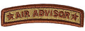 Air Force Advanced  Air Advisor OCP Scorpion Spice Brown Tab